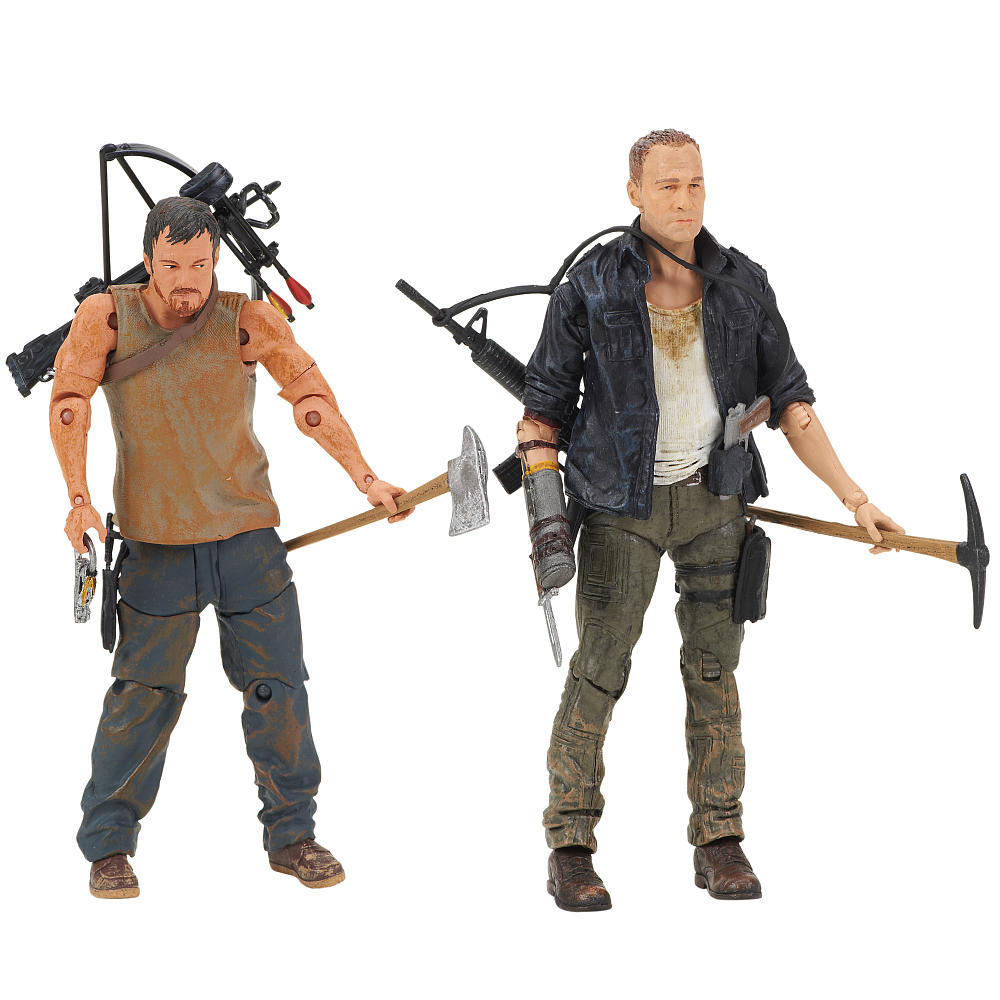 Walking Dead TV Merle and Daryl Dixon Action Figure 2-Pack *LAST ONE*