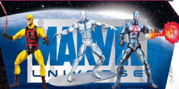 Toys 'R Us Exclusive Marvel Universe 3-Pack - Daredevil (FA), Silver Surfer, Stealth Iron Man