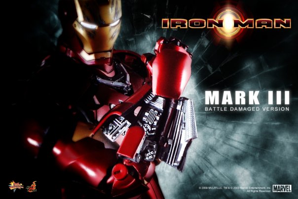 MMS Battle-Damaged Iron Man Mark III