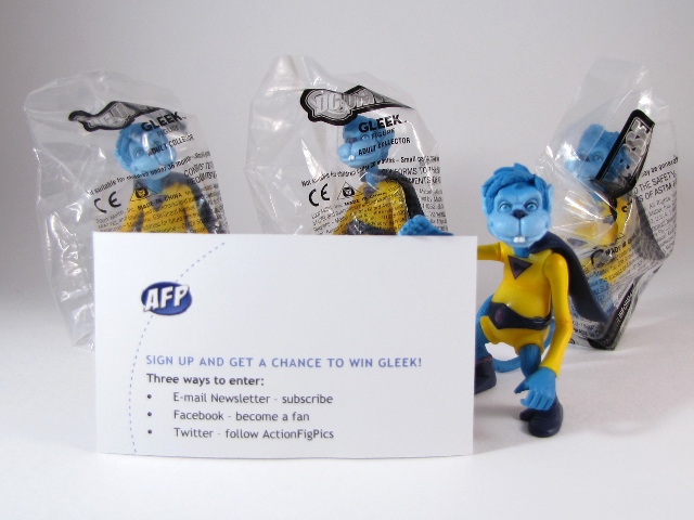 afp-gleek-giveaway Win one of these Gleeks! Just the bagged ones - that one in front is staying right here.
