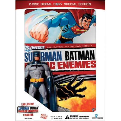 Superman Batman Public Enemies With Exclusive Figure - DVD