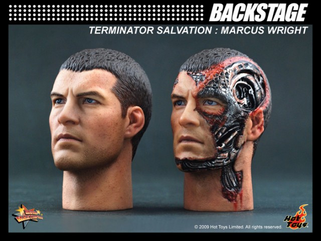 Hot Toys Terminator Salvation Marcus Wright Headsculpt
