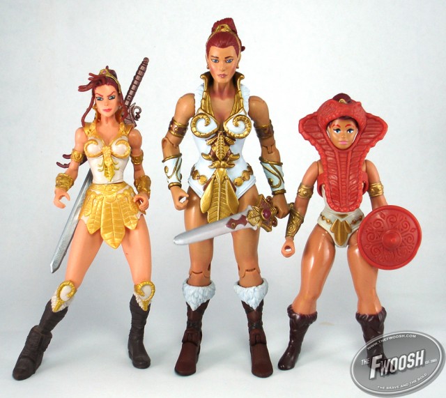Masters of the Universe Classics Teela - with 200X and vintage Teelas
