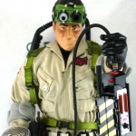Ghostbusters 12-inch Ray Stantz - closeup with trap