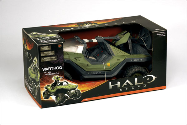 Halo 1 Action Figures Series 2: Ghost With Vehicle (Non Mint Packaging