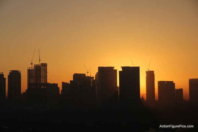 Sunrise over Manila