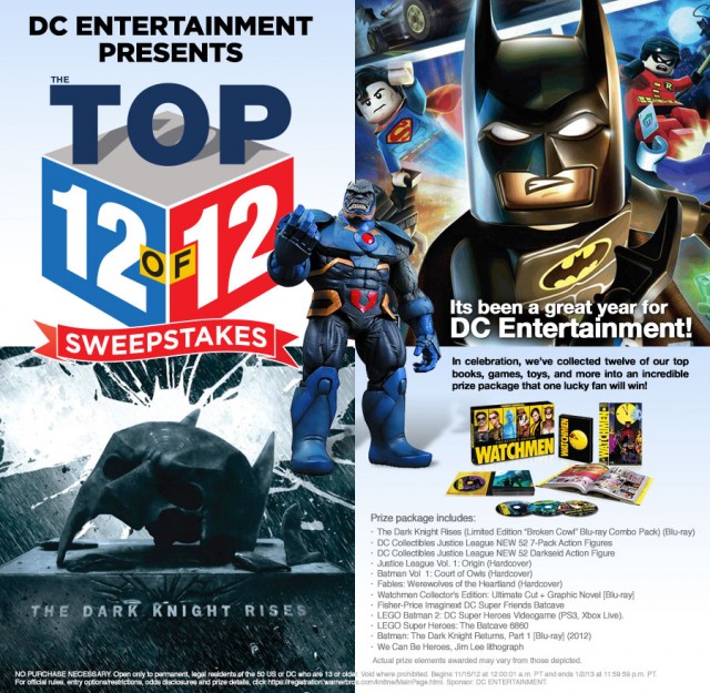 DC Entertainment Top 12 of 12 Sweepstakes