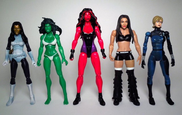 Marvel Legends Red She-Hulk - ML comparison