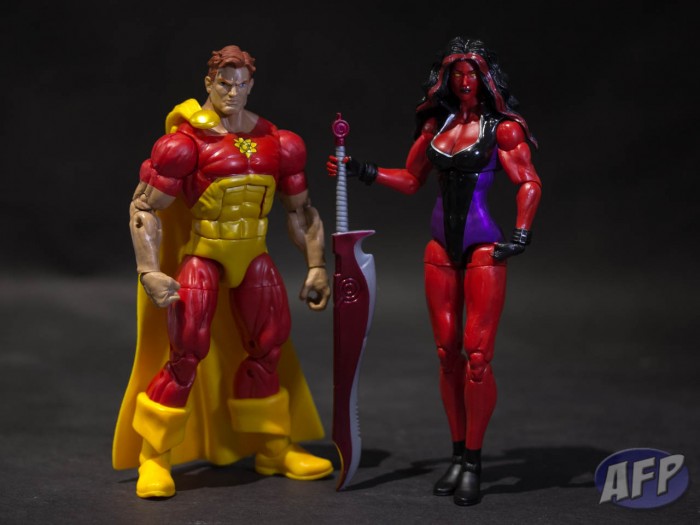 Marvel Legends 2013 - Hyperion and Red She-Hulk