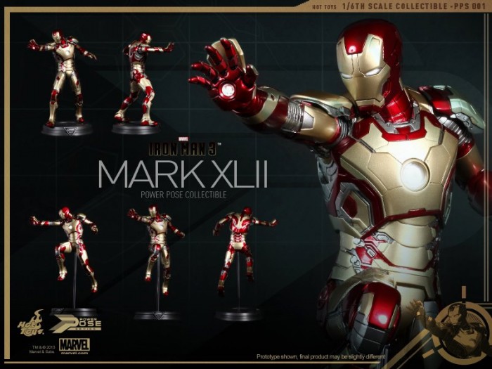 Hot Toys Iron Man 3 Power Pose Mark XLII 1