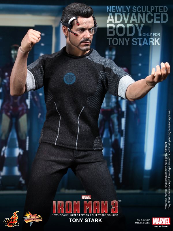 Ruina Anfibio Lago taupo Hot Toys Announces Iron Man 3 Tony Stark - ActionFigurePics.com