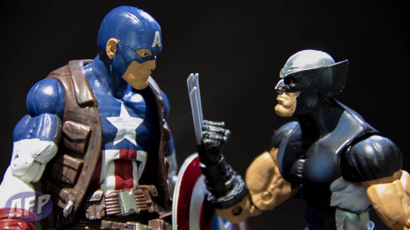 Hasbro Marvel Legends 2013 Series 1 Ultimate Captain America and X-Force Wolverine