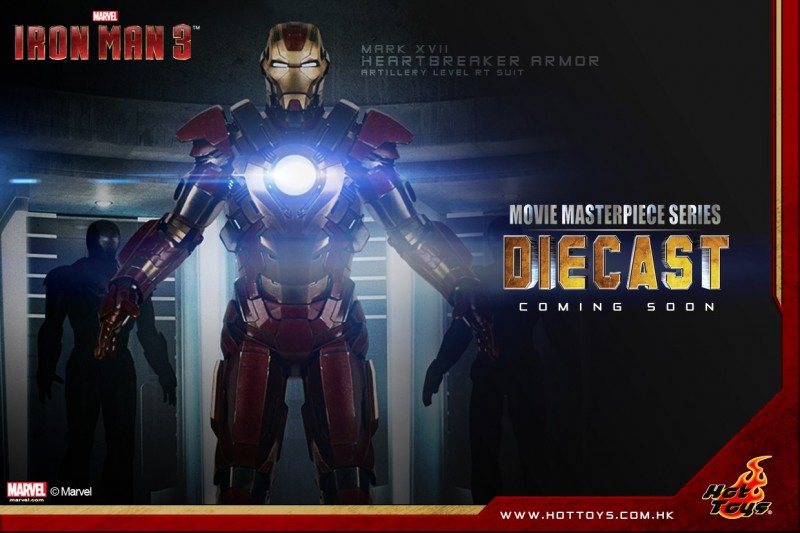 Hot Toys Iron Man 3 Mark 17 Heartbreaker Diecast