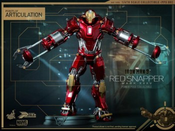 Hot Toys Iron Man Mark 35 Red Snapper Power Pose 6