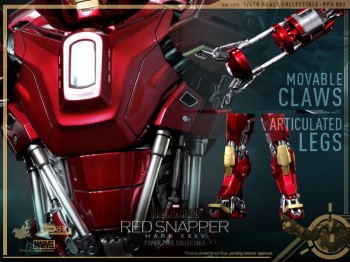 Hot Toys Iron Man Mark 35 Red Snapper Power Pose 7