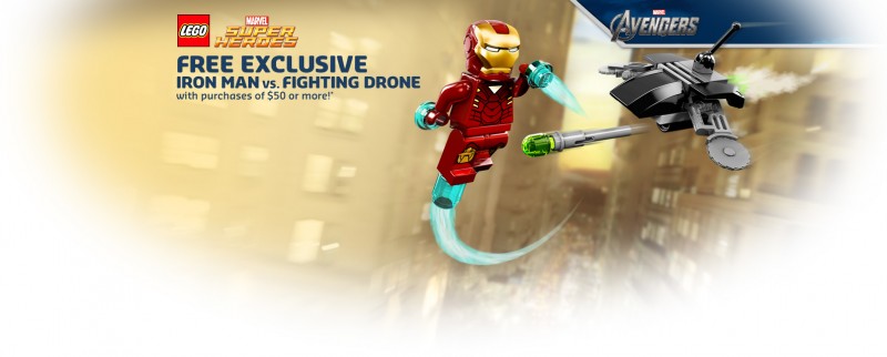 Free LEGO Iron Man vs Fighting Drone