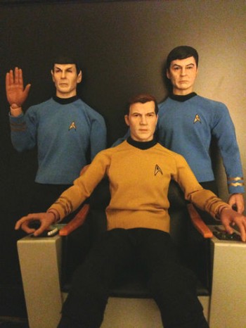 Star Trek Captain Kirk, Mr. Spock, and Dr. McCoy 2