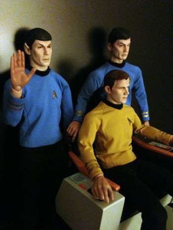 Star Trek Captain Kirk, Mr. Spock, and Dr. McCoy 3