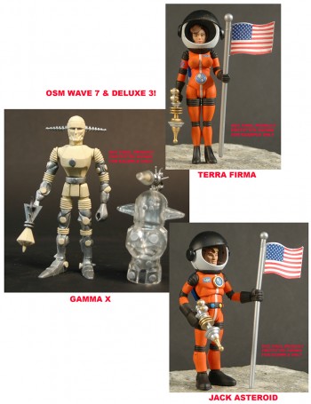 2013 Alpha Phase edition Outer Space Men Wave 7 & Deluxe 3 (pre-order)