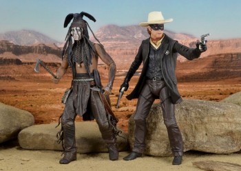7-inch The Lone Ranger & Tonto Action Figures - Complete Series 1 Set