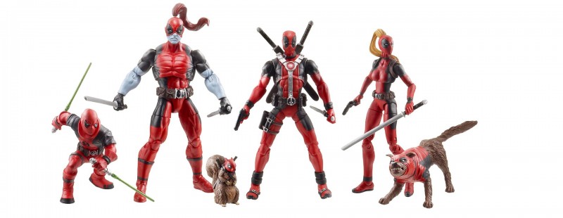 Hasbro 2013 SDCC Marvel Universe Deadpool Corp_team