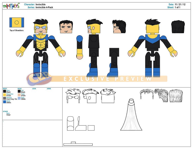 Invincible Minimates Design