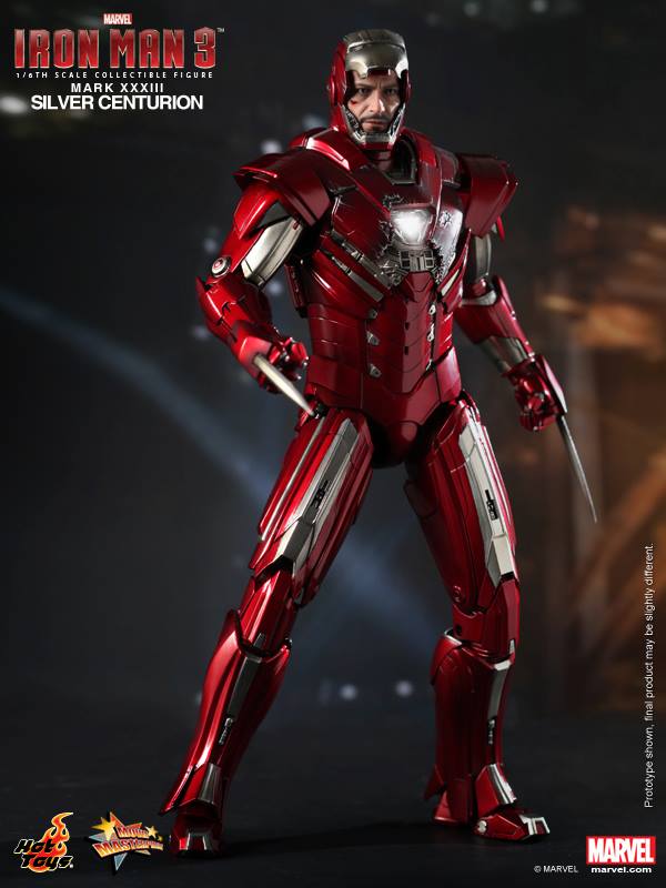 silver iron man toys