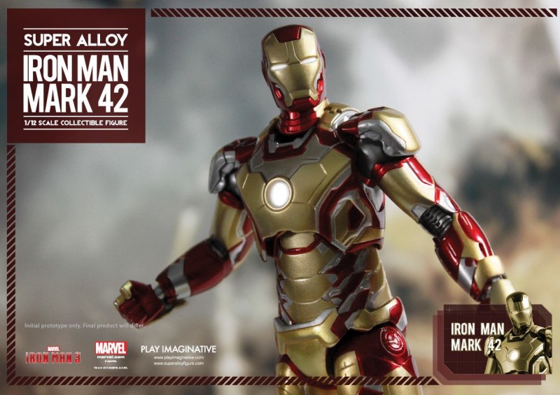 Play Imaginative Super Alloy 6-Inch Iron Man Mk42 1