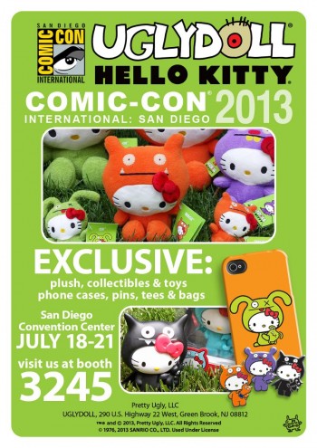 Uglydoll Hello Kitty mashup for SDCC