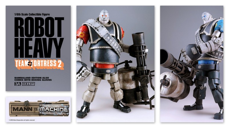 3A Toys Team Fortress 2 Mann vs Machine Robot Heavies