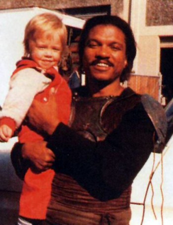 Nathan Hamill with Billy Dee Williams (Lando Calrissian)