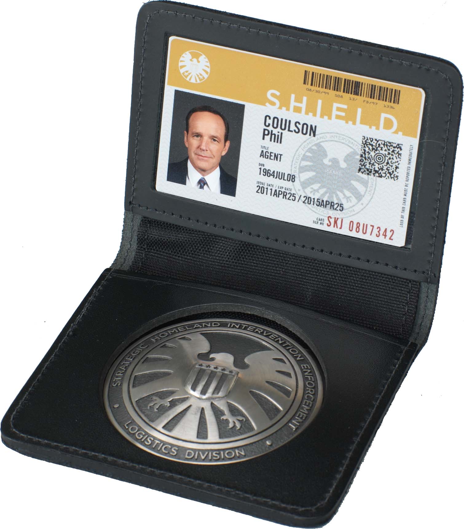 A1 ~ PHIL COULSON ~ ID CARD W/CLIP ON ~ NEW LOOKS GREAT Agents of S.H.I.E.L.D 