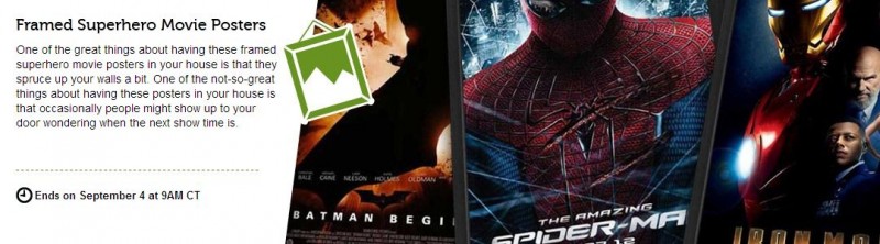 Woot Superhero Movie Posters