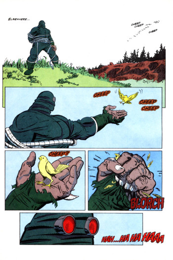 Doomsday kills a bird