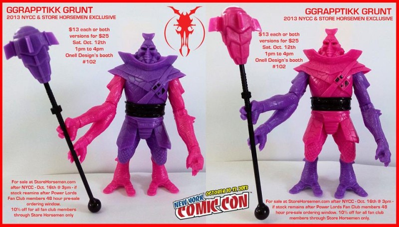 Four Horsemen NYCC exclusive Power Lords Ggrapptikk Grunts