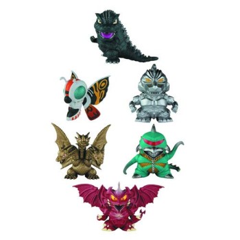 Godzilla Chibi Super Deformed Mini-Figure 6-Pack