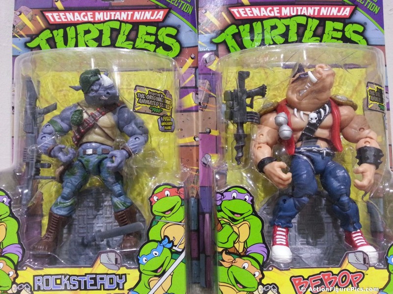 Playmates TMNT Classic Rocksteady and Bebop packaged - 1