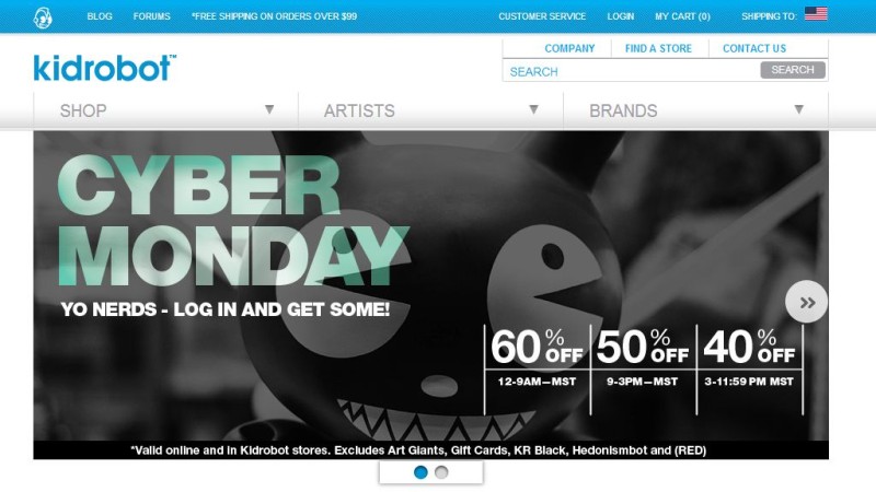 kidrobot 60 50 40 cyber monday