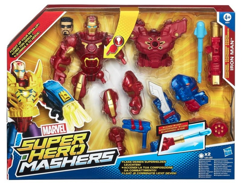 Marvel Super Hero Mashers Electronic Iron Man packaging