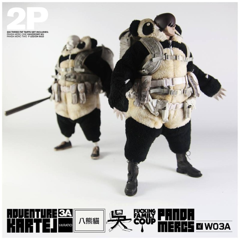 3A Toys Adventure Kartel Panda Mercs 1