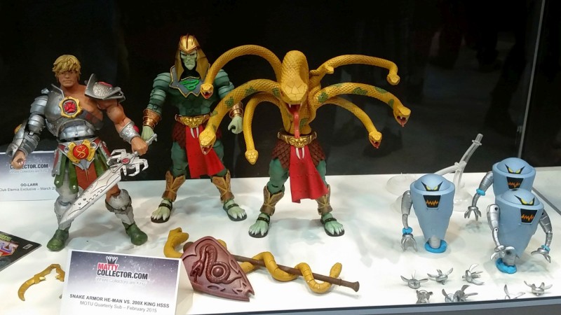 SDCC 2014 Masters of the Universe Classics He-Man Hsss Robots