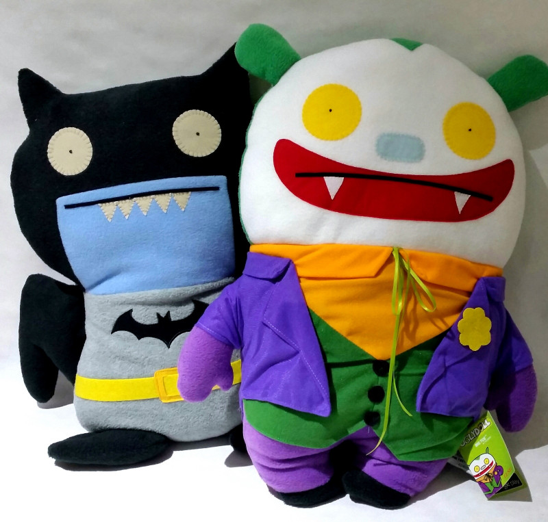 Uglydoll x DC Comics Batman and Joker