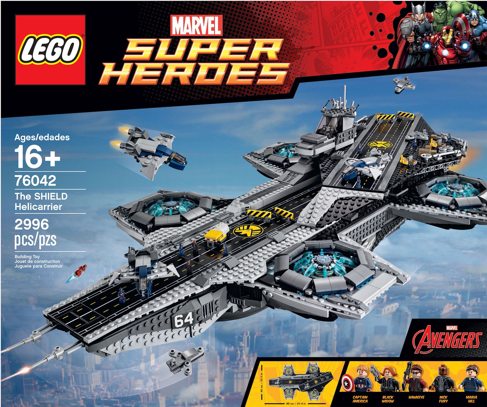 Avengers Assemble! - Reveals Massive SHIELD Helicarrier - ActionFigurePics.com