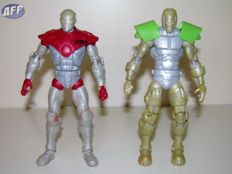 Marvel Legends Crimson Dynamo Titanium Man test shots