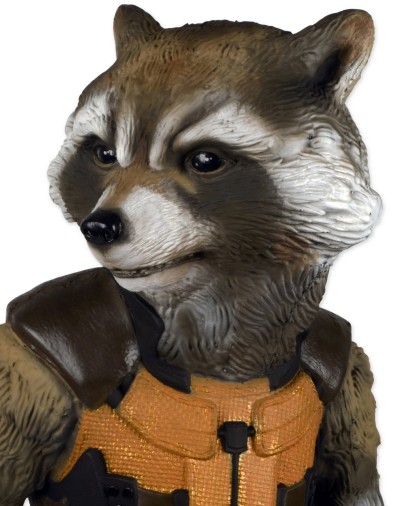 life size rocket raccoon statue