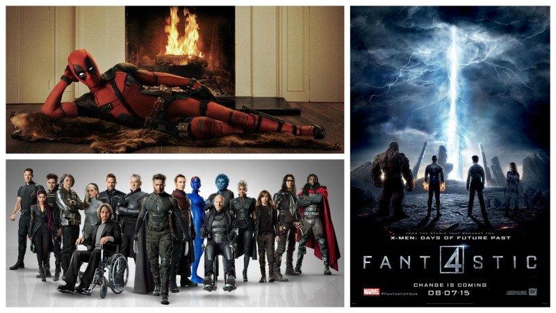 Deadpool, X-Men, and Fantastic Four - Marvel characters licensed by Fox