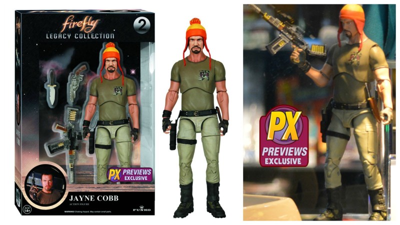 Funko Legacy Firefly Jayne Cobb Previews exclusive with knit hat