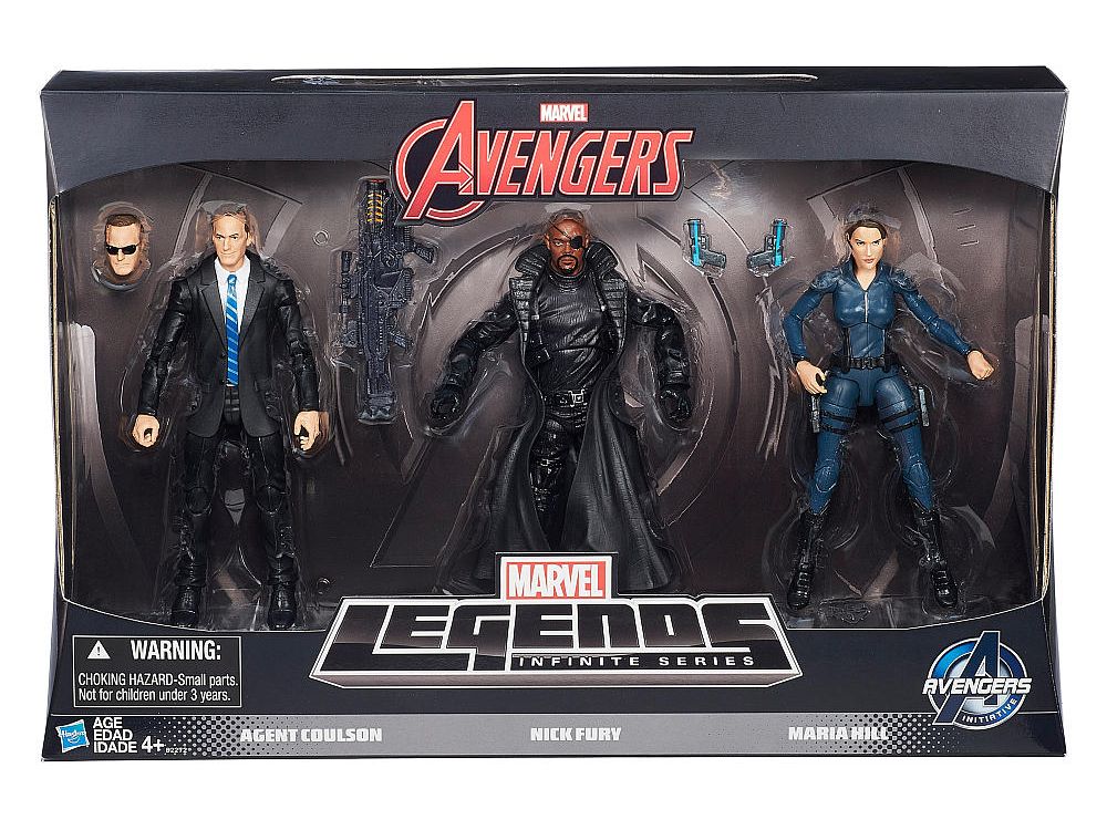 Heads Up Marvel Avengers Legends Agents of Shield 3 Pack