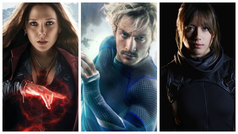 Marvel Cinematic Universe - Scarlet Witch, Quicksilver, and Skye (aka Quake)