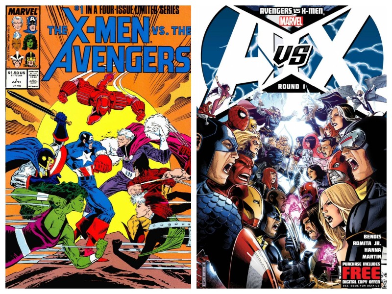 Marvel Comics crossovers - X-Men vs Avengers and AVX